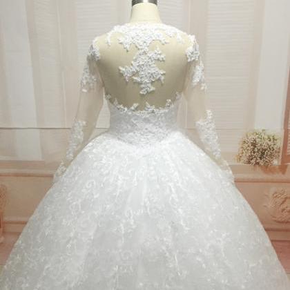 Ball Gown Wedding Dresses, Lace Bridal Dresses,..