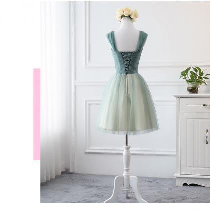Green Prom Dresses, Tulle Prom Dresses, Tulle..