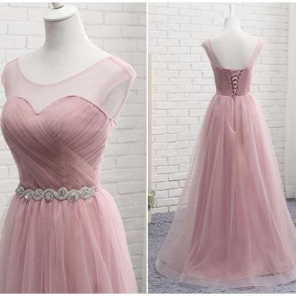 Pink Bridesmaid Dreses, Pleats Bridesmaid Dresses,..
