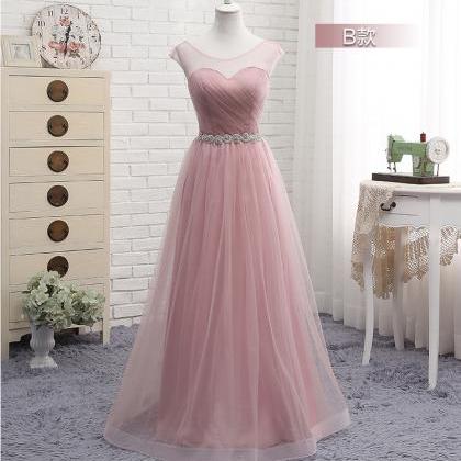 Pink Bridesmaid Dreses, Pleats Bridesmaid Dresses,..