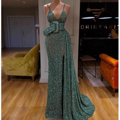 Shinning Prom Dresses, 2020 Prom Dresses, Mermaid..