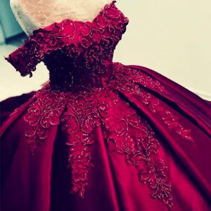 Red Prom Dresses , 2020 Prom Dresses, Ball Gown..