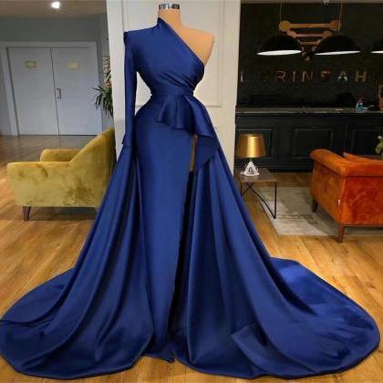 Royal Blue Prom Dresses, 2021 Prom Dresses, Satin..