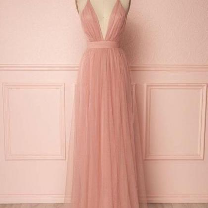 Pink Bridemsaid Dreses, Pink Prom Dresses, Prom..