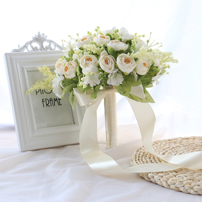 Waterfall Ivory Wedding Flowers Bridal Bouquets..