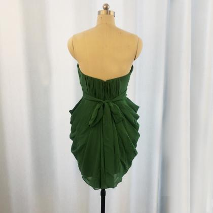 Short Bridesmaid Dresses, Green Bridesmaid Dress,..