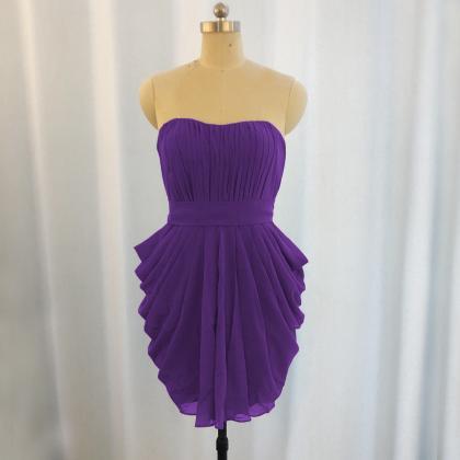 Purple Bridesmaid Dresses, Sweetheart Bridesmaid..