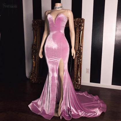 Custom Make Prom Dresses, Pink Evening Dresses,..