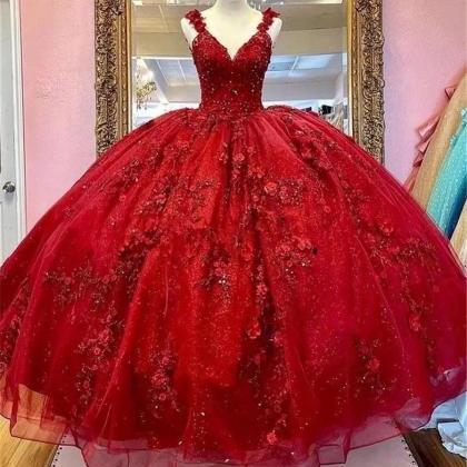 Ball Gown Prom Dresses, 2022 Evening Dresses, Hand..