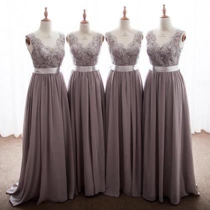 Lace Bridesmaid Dresses, Long Bridesmaid Dress,..