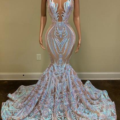 Mermaid Prom Dresses, Sparkly Prom Dresses,..