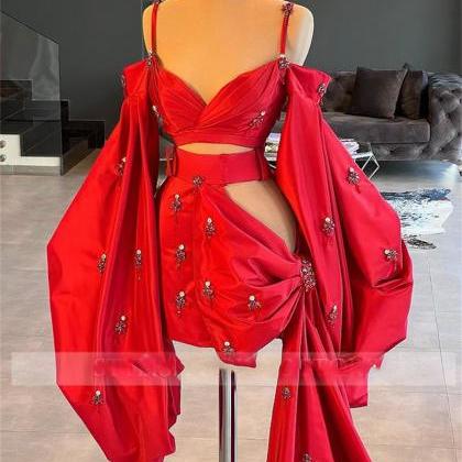 Red Prom Dresses, Custom Make Evening Dresses,..