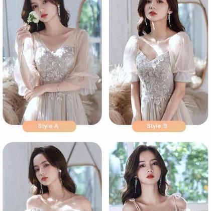 4 Styles Off The Shoulder Bridesmaid Dress Fairy..
