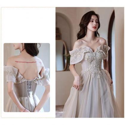 4 Styles Off The Shoulder Bridesmaid Dress Fairy..