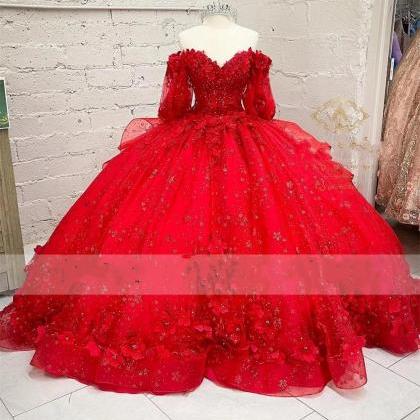 Ball Gown Prom Dresses, 2022 Off The Shoulder..