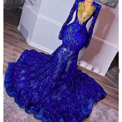 Royal Blue Prom Dresses, 2022 Evening Dresses,..