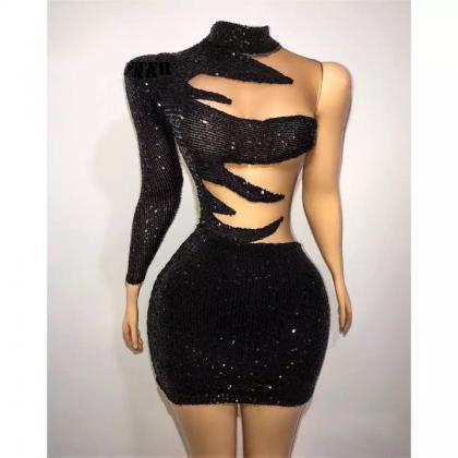 Sexy Short Sequin Prom Dresses 2022..