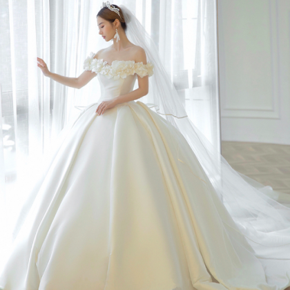 Custom Make Wedding Dresses 2022 Off The Shoulder..
