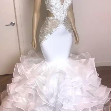Mermaid Prom Dresses 2022 Sexy Black African Girls..
