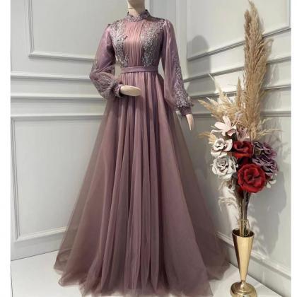 A Line Prom Dresses, 2023 Prom Dresses, Arabic..
