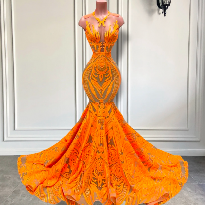 Long Sparkly Prom Dresses 2023 Elegant Mermaid..
