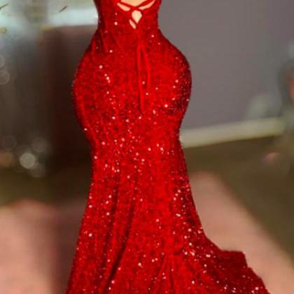 Sequins Prom Dresses 2024 Sweetheart Neckline..