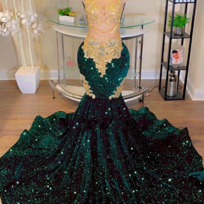 dark green prom dresses, sexy evening dresses, sequins evening dresses, sparkly evening dresses, cheap evening gowns, new arrival party dresses, fashion evening dresses, 2024 evening dresses