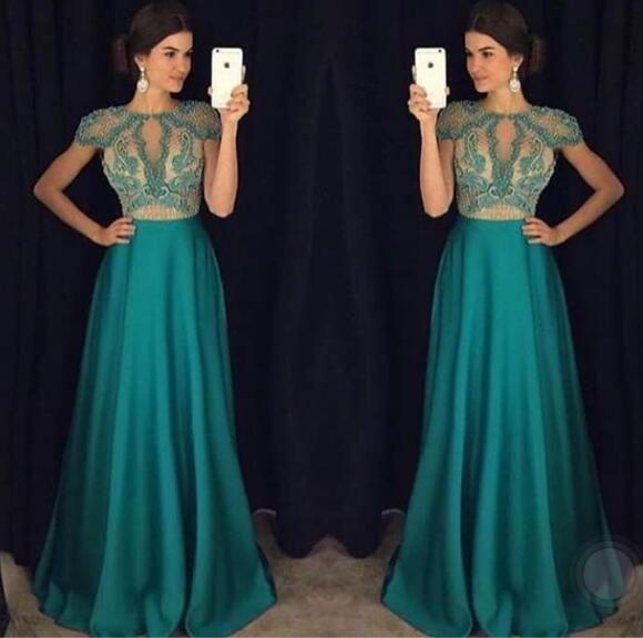 chiffon prom dresses 2018