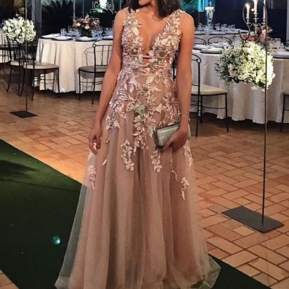 Champagne prom dresses 2020 Clearance