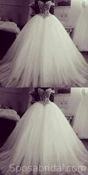 Crystal Wedding Dresses, Sweetheart Wedding Dresses, Beaded Wedding Dresses, Arabic Wedding Dresses, Lace Bridal Dresses, Formal Dresses, Ball