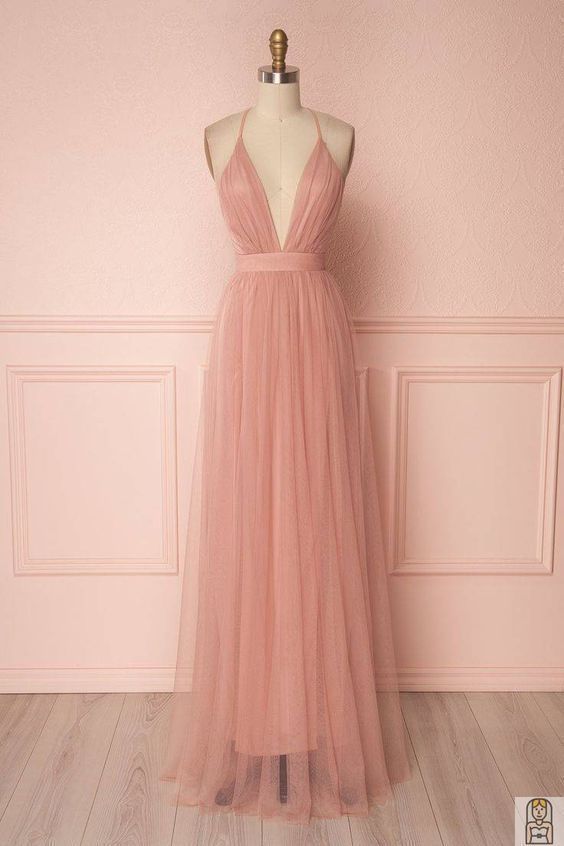 Pink Bridemsaid Dreses, Pink Prom Dresses, Prom Dresses, Tulle Bridesmaid Dresses, 2021 Prom Dreses, Custom Make Evening Dresses, Bridesmaid