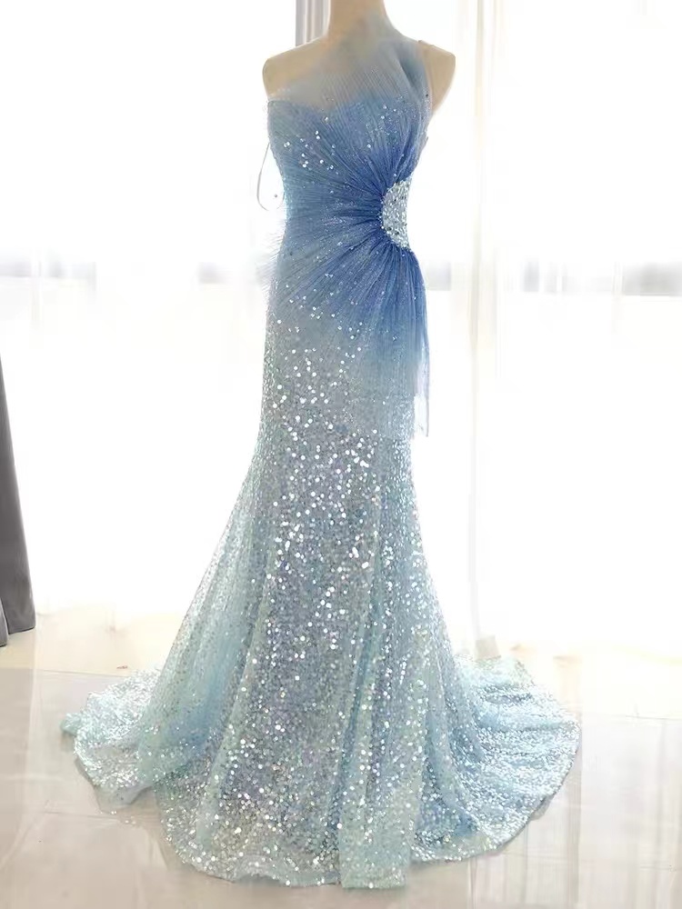 blue prom dresses, sequins prom dresses, mermaid prom dresses, newest prom dresses, sparkly prom dresses, arabic prom dresses, fashion prom dresses, evening gowns, custom make party dresses, newest evening dresses gowns, cheap formal dresses