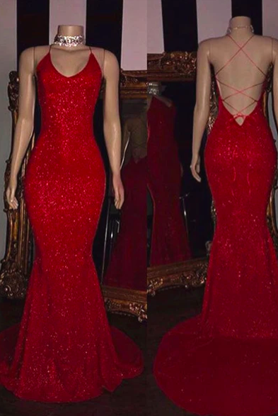 Red Prom Dresses, Lace Prom Dresses, Sequins Prom Dresses, Custom Make Evening Dresses, Prom Dresses, 2022 Prom Dresses, 2023 Evening Dresses,