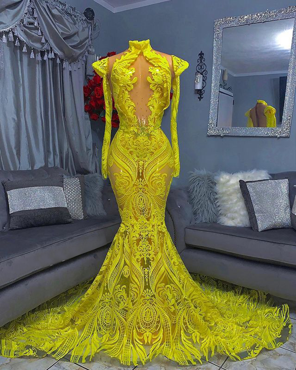 beaded ankara dresses Imade Rich Aunty Luxury Beaded Ankara Agbada Bubu Kaftan