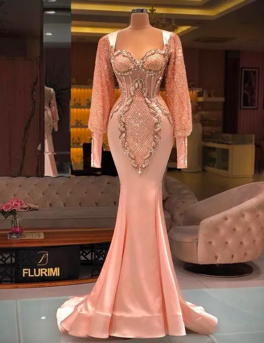 Customized(can Not Be Refund) 2024 Plus Size Arabic Mermaid Sexy Evening Dresses Lace Beaded Long Sl on Luulla Customized(can Not Be Refund) 2024 Plus Size Arabic Mermaid Sexy Evening Dresses Lace Beaded Long Sl on Luulla