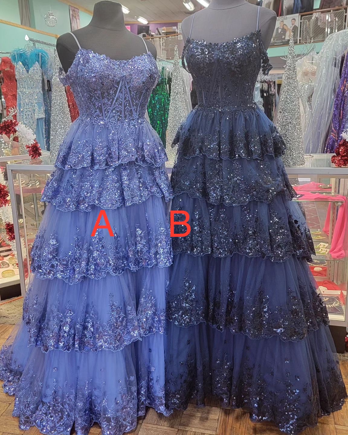Tiered Lace Appliques Off The Shoulder Prom Dresses Long Illusion Corset Formal Evening Party Ball Gowns For Women 2024