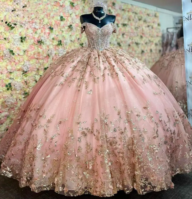 slim fit dress slacks Princess Pink Tulle Long Quinceanera Dress, Puffy Prom Gown With Flowe –  cherishgirls