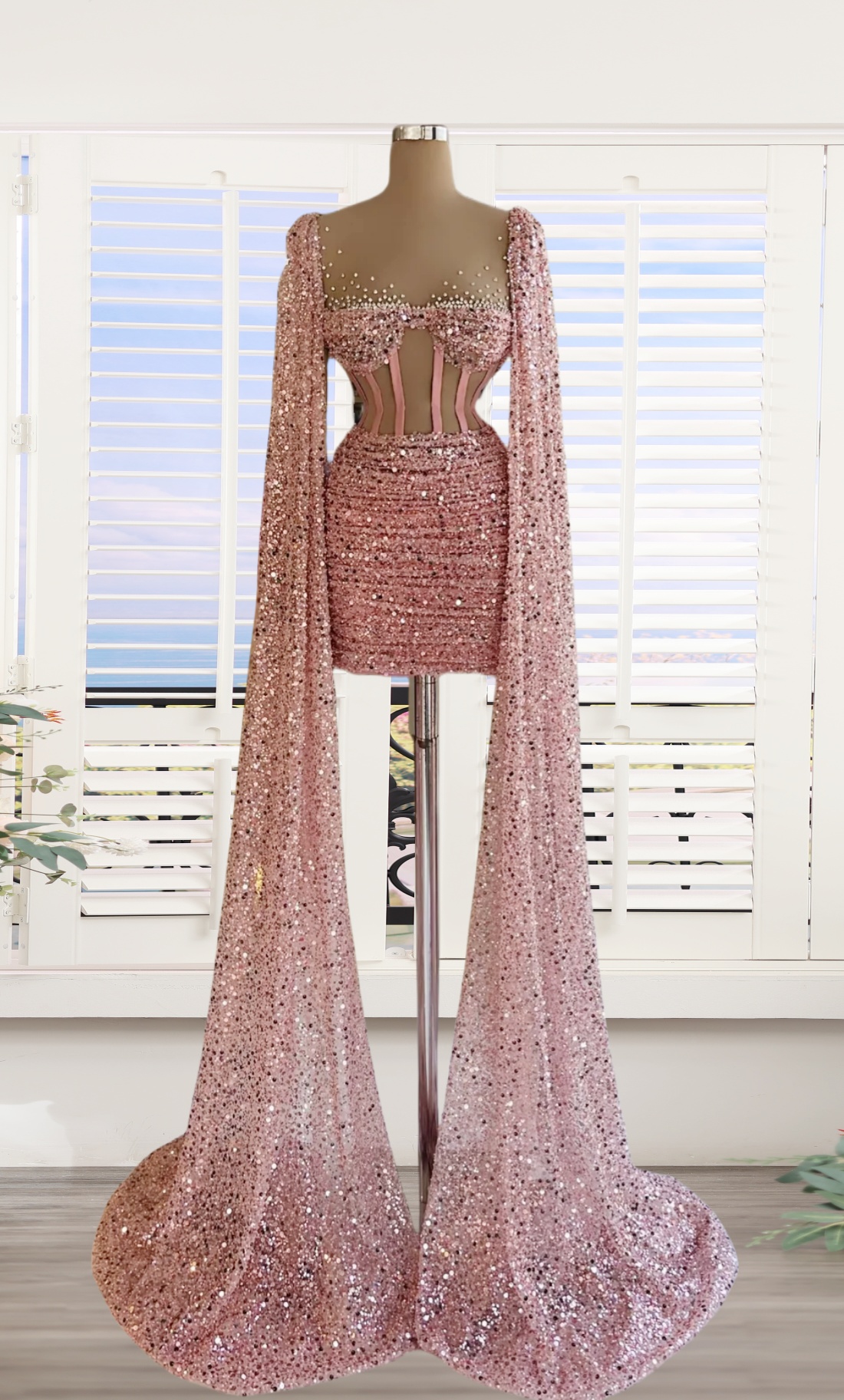 knee length dresses for ladies Long Sleeves Homecoming Dresses Off The Shoulder main image 1