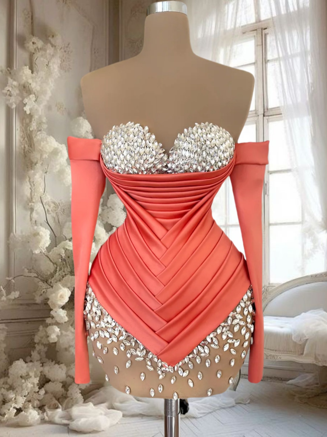 Coral prom dresses 2018 online