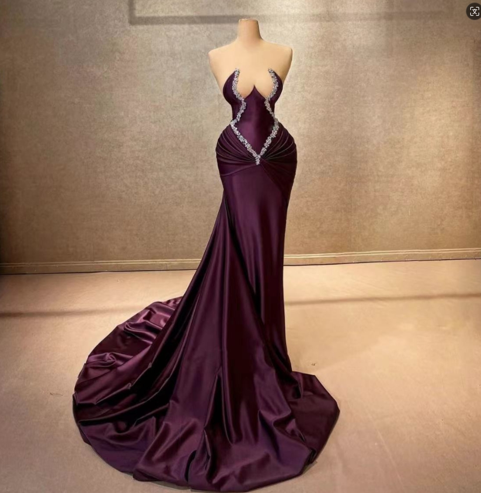 chinese dress ladies Celavie 2207L Dress Plum / M