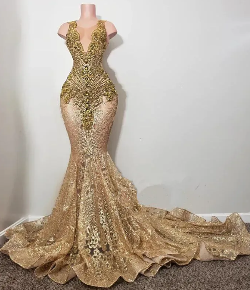 gold rhinestone prom dress Sherri Hill 57575 Prom Dress - Black main image 0