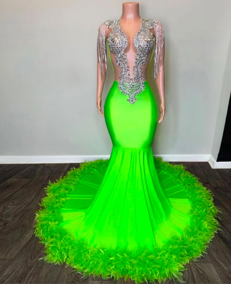 green feather prom dress Peppa Pig Figure Candy Cat Green Strawberry Dress – shophobbymall main image 0