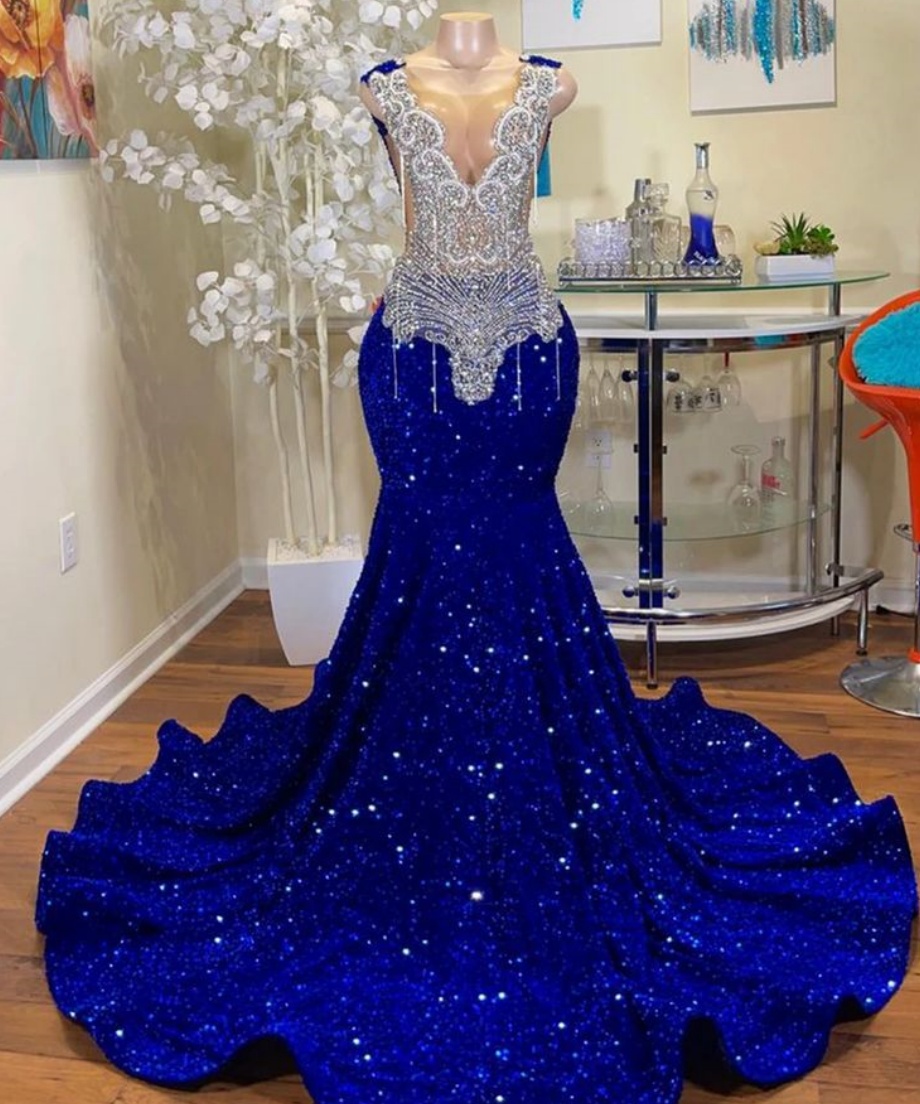 navy blue and gold dresses for wedding 119L TWD ELITE Royal Blue Latin Competition Dance dress. Absolutely St – TW  Dance main image 1
