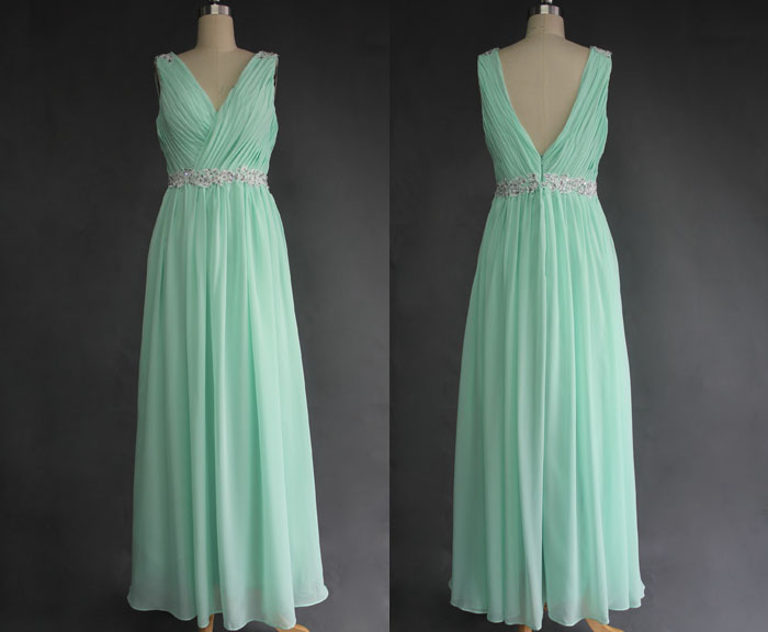 Mint Green Prom Dress, V Neck Prom Dress, Long Prom Dress, Off Shoulder Prom Dress, Prom Dress, Gorgeous Prom Dress, Charming Prom Dress,