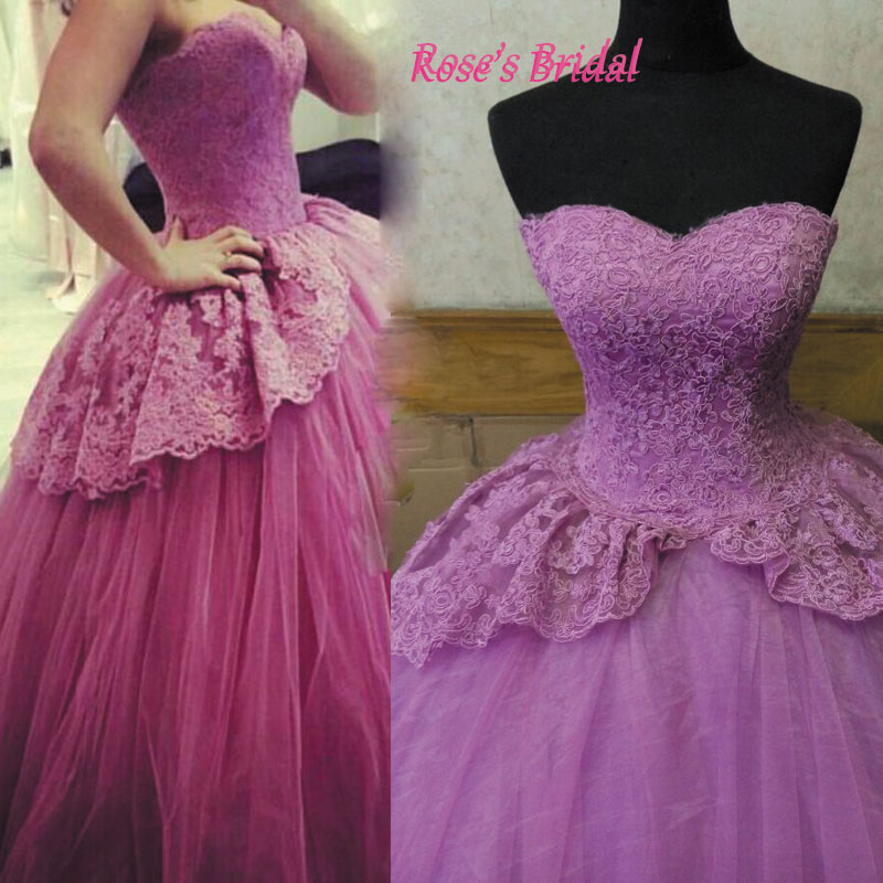 Purple Wedding Dress Gowns
