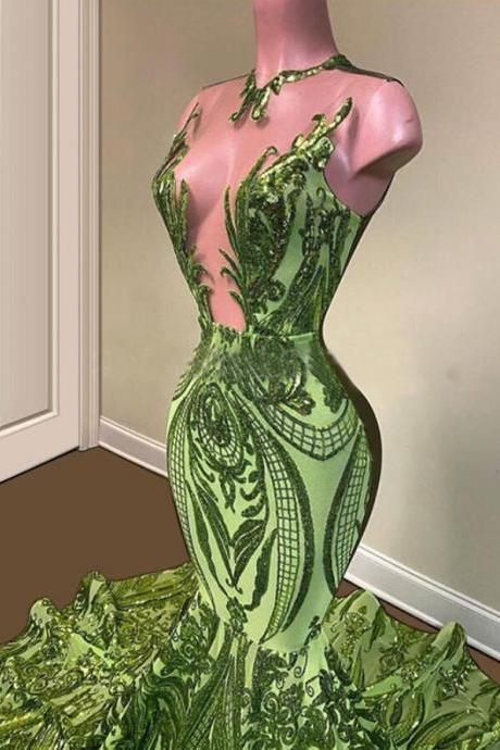 Green Prom Dresses, Lace Prom Dresses, Mermaid Formal Dresses, Long Evening Dresses, Lace Party Dresses, Arabic Party Dresses, 2020 Evening