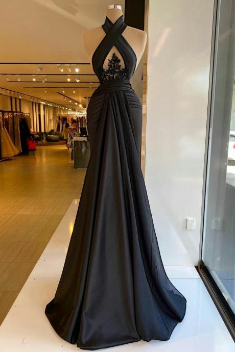 Black Prom Dresses, 2022 Prom Dress, Arabic Prom Dress, Fashion Prom Dresses, Party Dresses, Arrival Prom Dresses, Custom Make Prom Dresses,