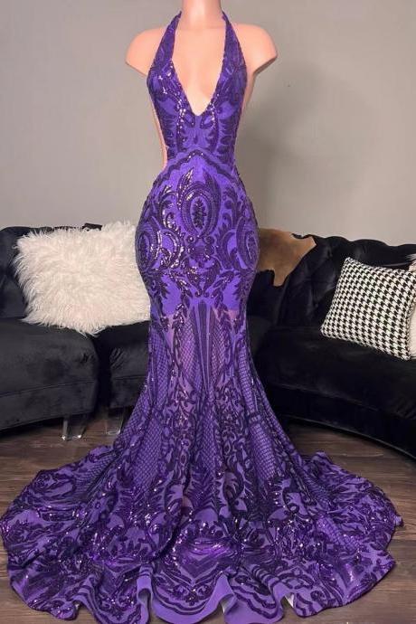 Purple Prom Dresses, Lace Prom Dresses, Vintage Prom Dresses, Mermaid Evening Dresses, Sexy Evening Dresses, Evening Dresses 2023, Evening