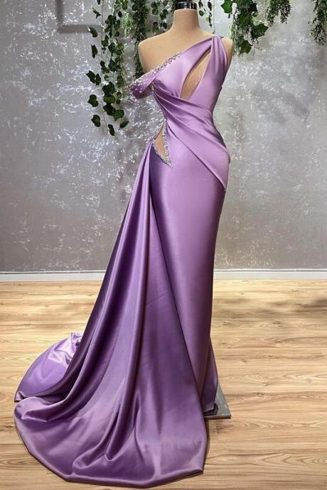 purple prom dresses, high neck prom dresses, keyhole prom dresses, satin evening dresses, long prom dresses, cheap prom dresses, sexy formal dresses, arabic evening dresses, new arrival evening gowns