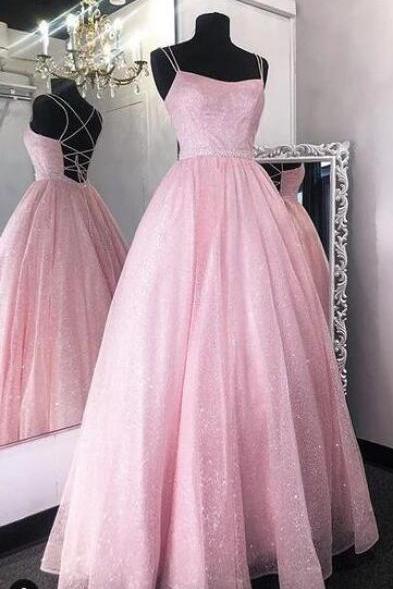 pink prom dresses, sweetheart neck prom dresses, sparkly prom dresses, arabic prom dresses, a line prom dresses, tulle prom dresses, cheap evening dresses, fashion evening dress, robe de soirée